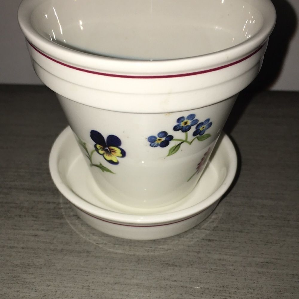 Villeroy & Boch tiny small China flower pot tray - Picture 3 of 6